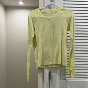 Women's Yellow Long Sleeve Top
